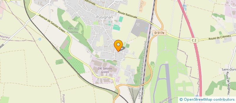 localisation de l'entreprise SCI SEQUENTI  PUSIGNAN