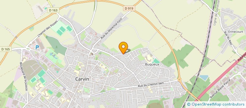 localisation de l'entreprise SCI SEQUERY  CARVIN