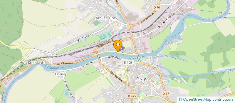 localisation de l'entreprise SCI SEQUOIA à GRAY