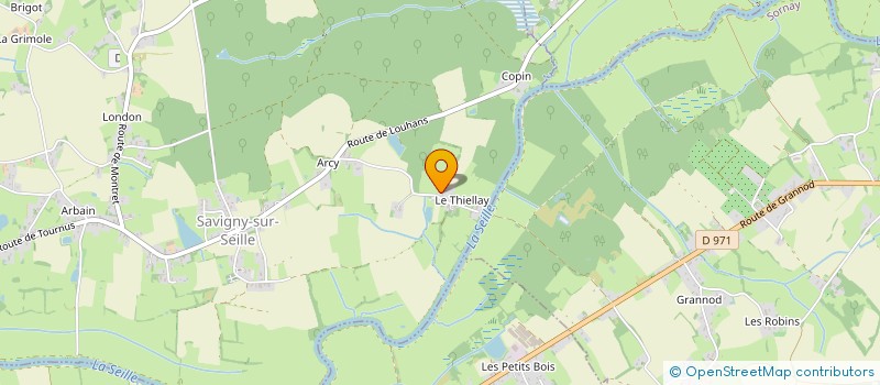 localisation de l'entreprise SCI SEQUOIA  SAINT-ANDRE-EN-BRESSE