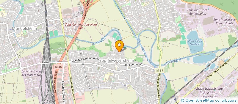 localisation de l'entreprise SCI SEQUOIA  SOUFFELWEYERSHEIM