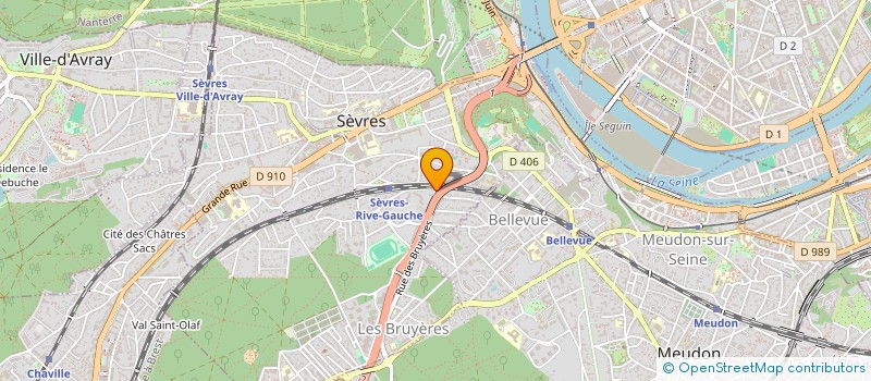 localisation de l'entreprise SCI SEQUOIA à SEVRES