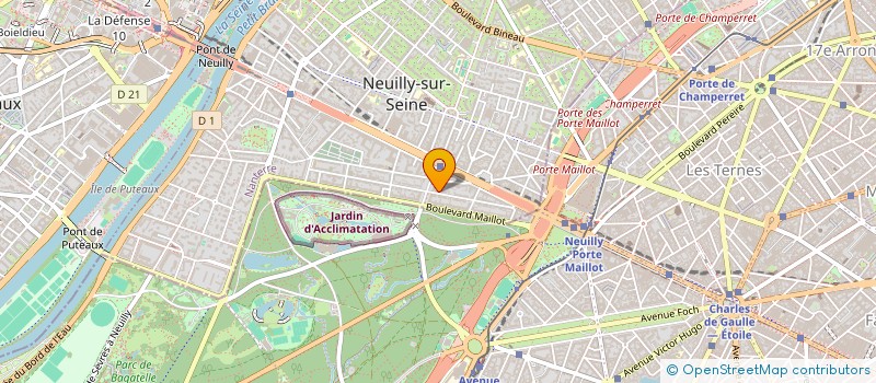 localisation de l'entreprise SCI SEQUOIA à NEUILLY-SUR-SEINE