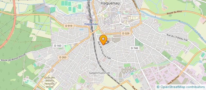 localisation de l'entreprise SCI SEQUOIA  HAGUENAU