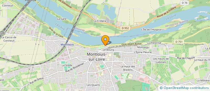 localisation de l'entreprise SCI SEQUOIA à MONTLOUIS-SUR-LOIRE