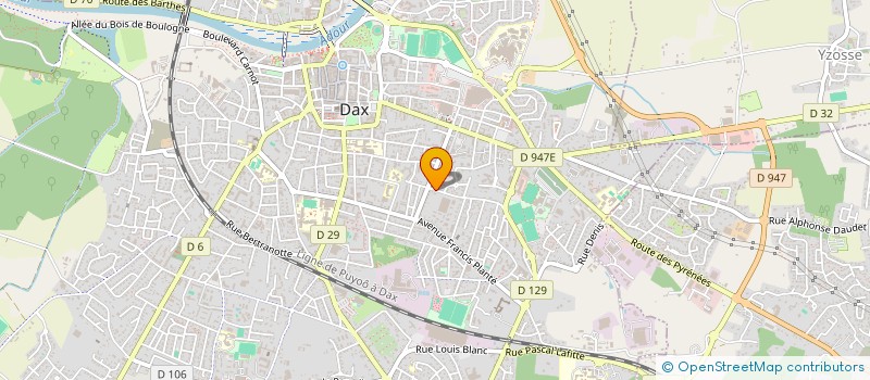 localisation de l'entreprise SCI SEQUOIA à DAX
