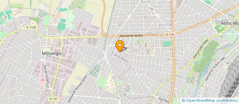 localisation de l'entreprise SCI SEQUOIA  ATHIS-MONS