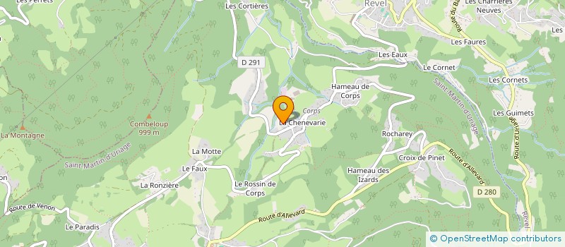 localisation de l'entreprise SCI SEQUOIA  SAINT-MARTIN-D'URIAGE