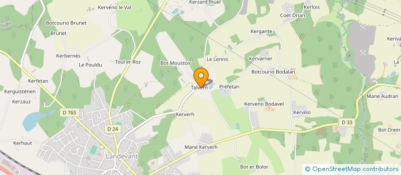 localisation de l'entreprise SCI SEQUOIA PATRIMOINE  NOSTANG