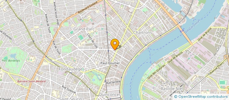 localisation de l'entreprise SCI SEQUOIAS  BORDEAUX