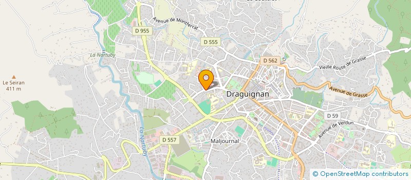 localisation de l'entreprise SCI SERA à DRAGUIGNAN