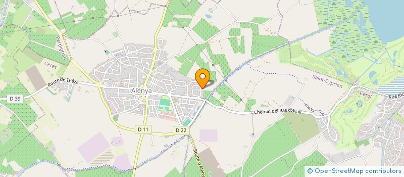 localisation de l'entreprise SCI SERA  ALENYA