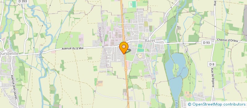 localisation de l'entreprise SCI SERA ISLERO  BAZET