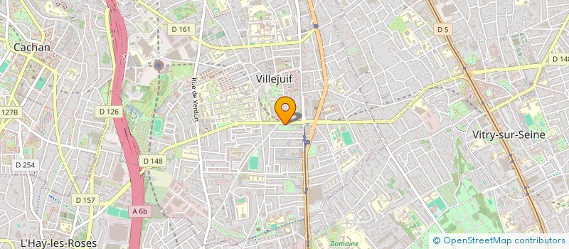 localisation de l'entreprise SCI SERAF à VILLEJUIF