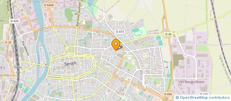 localisation de l'entreprise SCI SERAIL à SENS