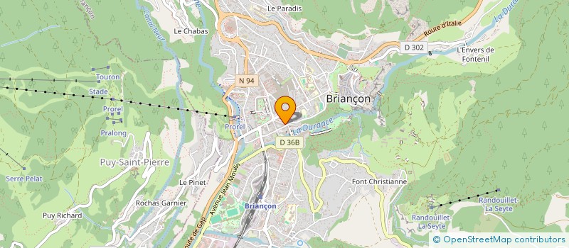 localisation de l'entreprise SCI SERAIN à BRIANCON