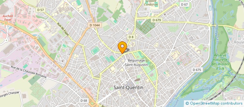 localisation de l'entreprise SCI SERAIN  SAINT QUENTIN