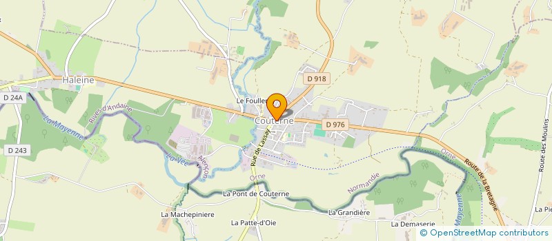 localisation de l'entreprise SCI SERAIS à RIVES D'ANDAINE