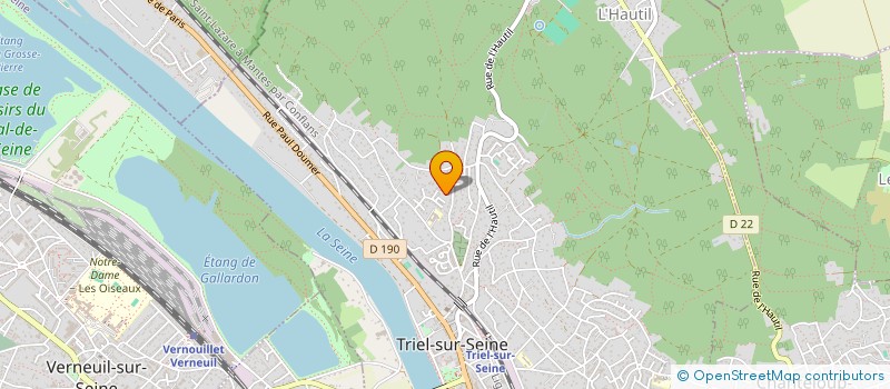 localisation de l'entreprise SCI SERAM-IMMO  TRIEL-SUR-SEINE