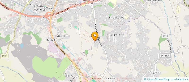 localisation de l'entreprise SCI SERAN à ALBI