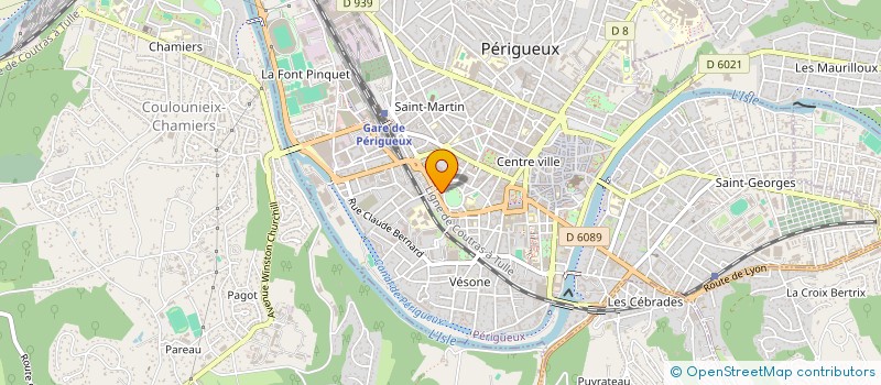 localisation de l'entreprise SCI SERAP à PERIGUEUX