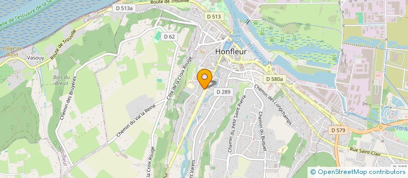 localisation de l'entreprise SCI SERAPHIN à HONFLEUR