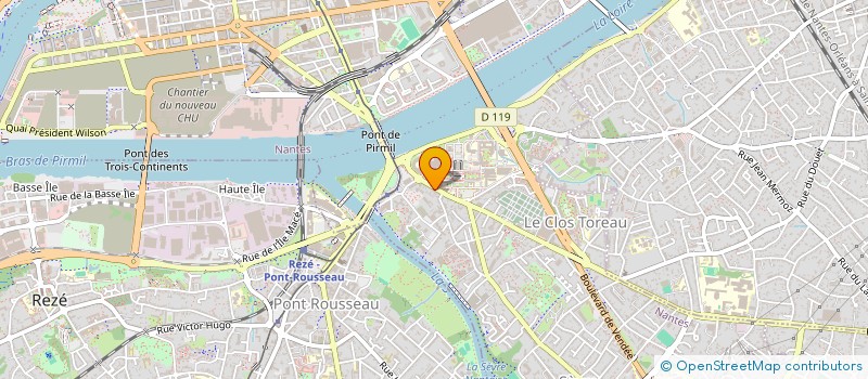 localisation de l'entreprise SCI SERAPHINE à NANTES