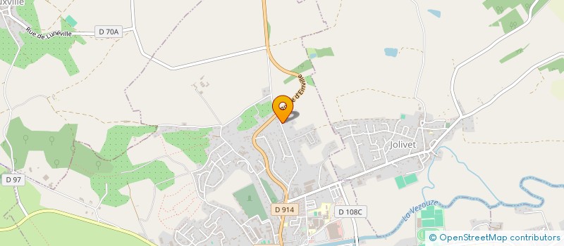 localisation de l'entreprise SCI SERATOF  LUNEVILLE