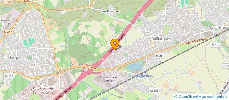 localisation de l'entreprise SCI SERAUDE à BAILLARGUES