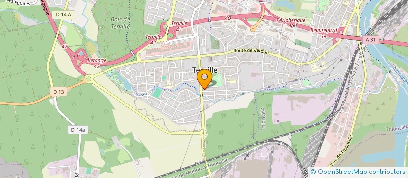 localisation de l'entreprise SCI SERBAH  TERVILLE