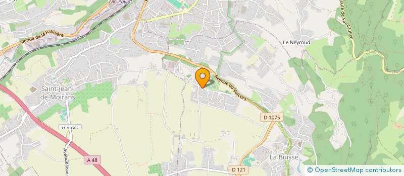 localisation de l'entreprise SCI SERBART  LA BUISSE