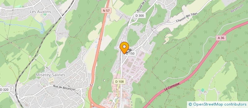 localisation de l'entreprise SCI SERBIE  CHATILLON-LE-DUC