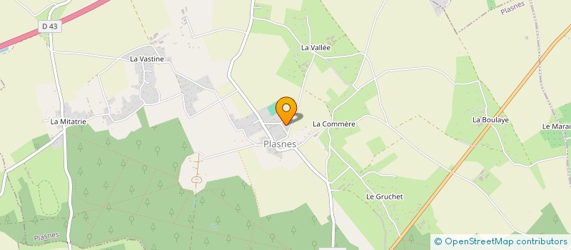 localisation de l'entreprise SCI SERCA  PLASNES