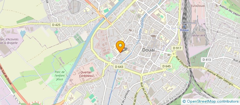 localisation de l'entreprise SCI SERCALIM à DOUAI