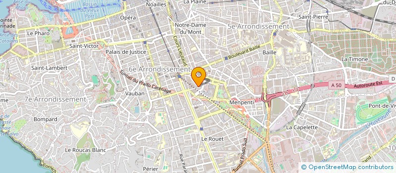 localisation de l'entreprise SCI SERCOU à MARSEILLE