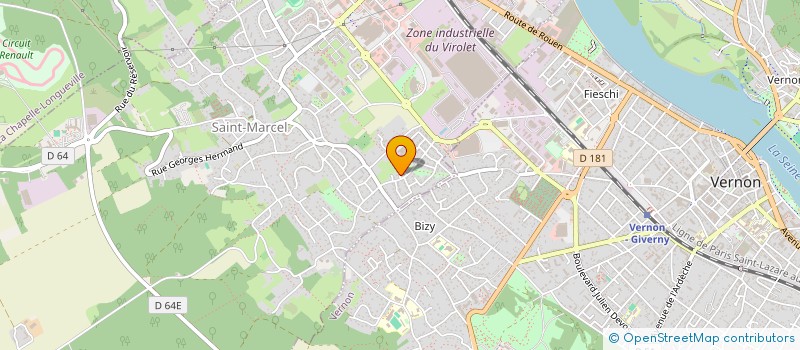 localisation de l'entreprise SCI SERD  SAINT-MARCEL