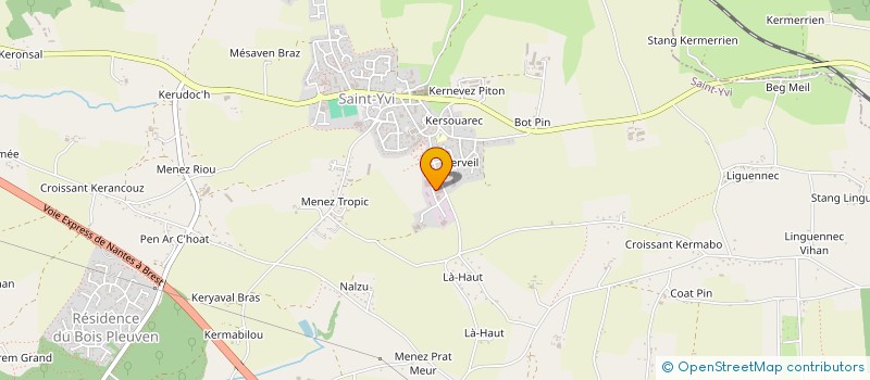 localisation de l'entreprise SCI SERDAN  MELGVEN