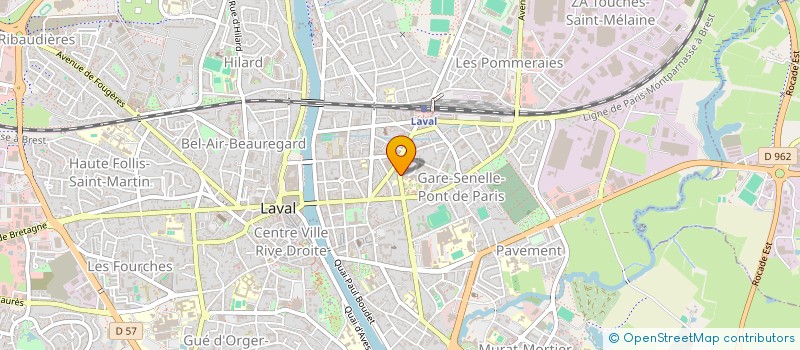 localisation de l'entreprise SCI SERDESUFFREN à LAVAL