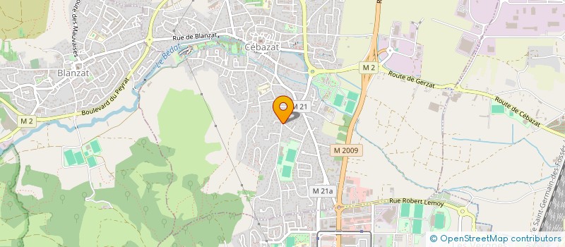 localisation de l'entreprise SCI SERDIMMO  CEBAZAT