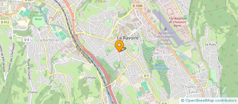 localisation de l'entreprise SCI SEREL  LA RAVOIRE