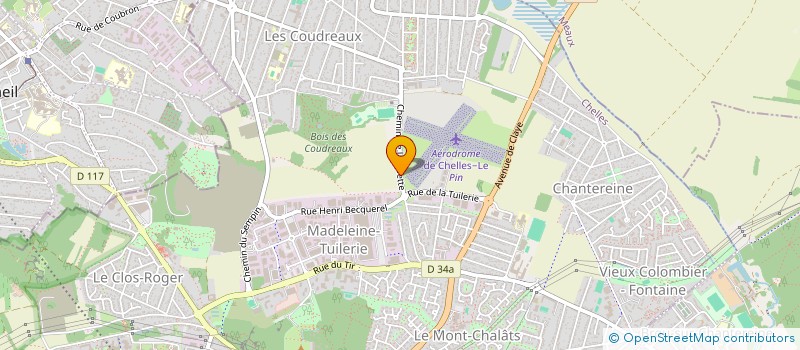 localisation de l'entreprise SCI SERENA  CHELLES