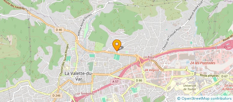 localisation de l'entreprise SCI SERENALEXIA  LA VALETTE-DU-VAR