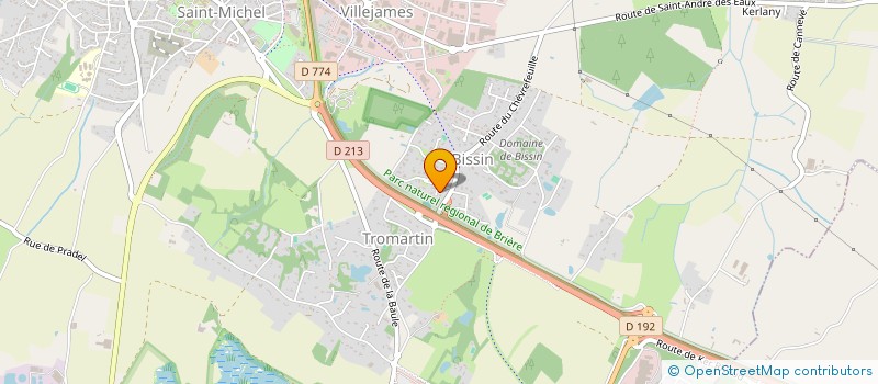 localisation de l'entreprise SCI SERENGETI  GUERANDE