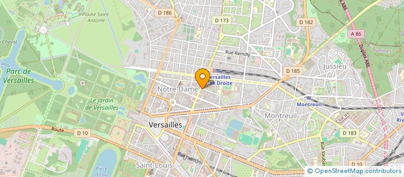 localisation de l'entreprise SCI SERENISIS à VERSAILLES