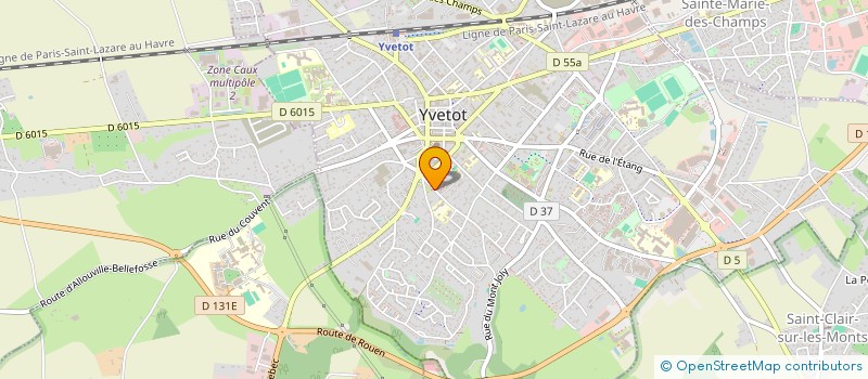 localisation de l'entreprise SCI SERENITE 29  YVETOT