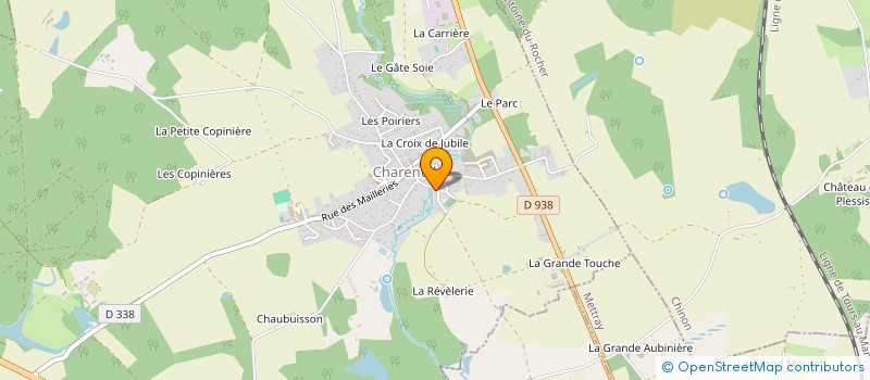 localisation de l'entreprise SCI SERENITE  CHARENTILLY