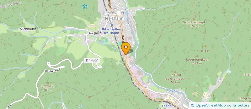 localisation de l'entreprise SCI SERENITE  BITSCHWILLER-LES-THANN