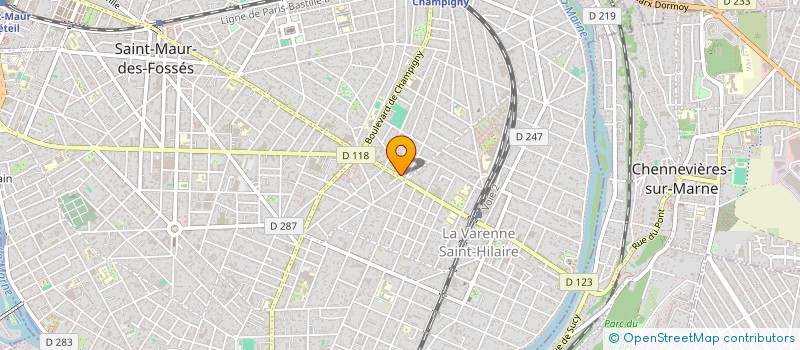 localisation de l'entreprise SCI SERENITE à SAINT-MAUR-DES-FOSSES