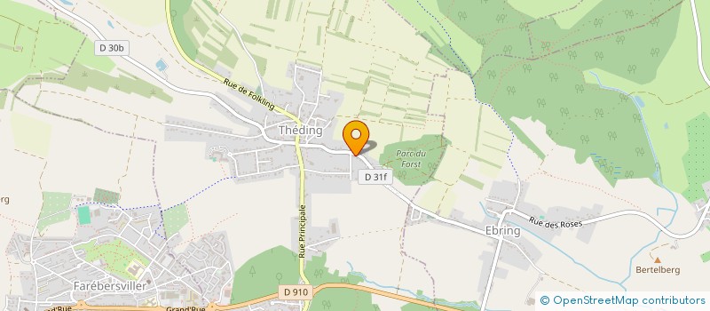 localisation de l'entreprise SCI SERENITE  THEDING