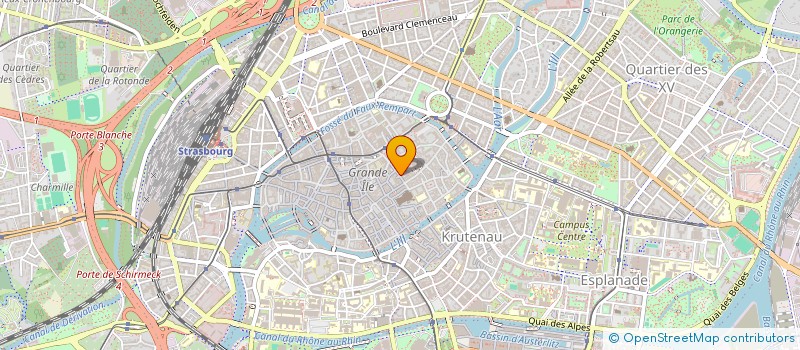 localisation de l'entreprise SCI SERENITE  STRASBOURG